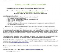 Assemblée Générale Samedi 22 Avril 2017